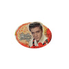 Merry Christmas Elvis Glitter Magnet