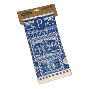 Graceland Blue Tile Dish Towel