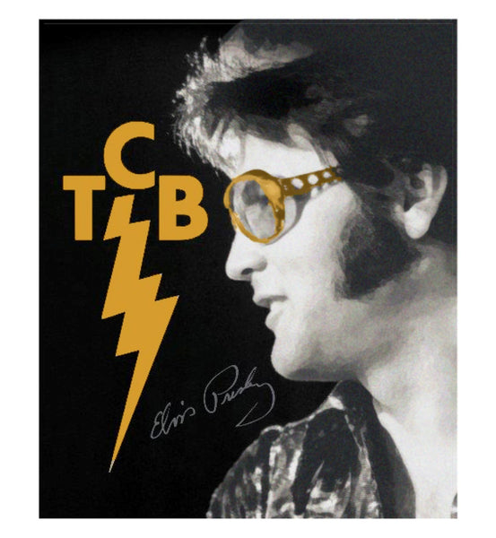 エルビスプレスリー　ブランケット　マルチカバー　ラグ　142x118 Elvis Shades TCB Throw - Graceland Official Store
