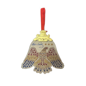 American Eagle Glass Ornament