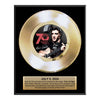 Elvis 70 Years of Rock N Roll Gold Record Plaque
