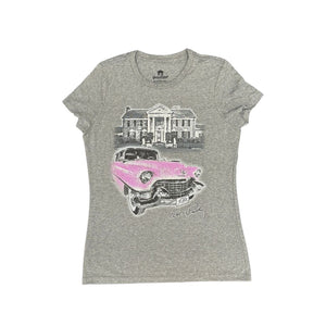 Graceland Pink Classic Car Women's T-shirt