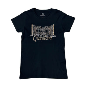 Graceland Gates Glitter Embellished Women's T-Shirt