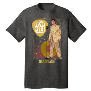 Elvis 90 Gold Suit Microphone T-Shirt