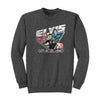 Elvis 70 Years of Rock N Roll Tri Collage Sweatshirt
