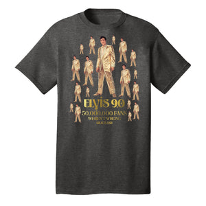 Elvis 90 Gold Suit Repeat T-Shirt