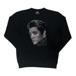 Elvis Rhinestone Portrait Sweatshirt