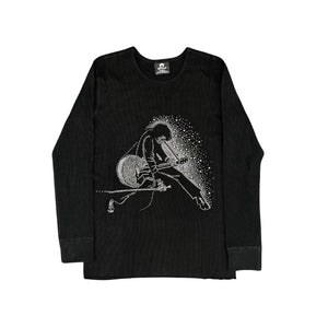 Elvis Signature Style: Elvis With Guitar Women's Long-Sleeve T-shirt