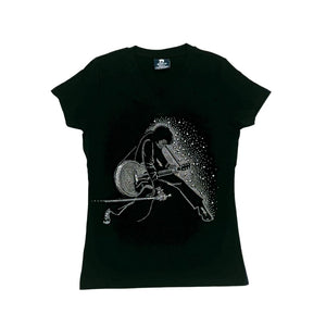Elvis Signature Style: Elvis With Guitar Women's T-Shirt