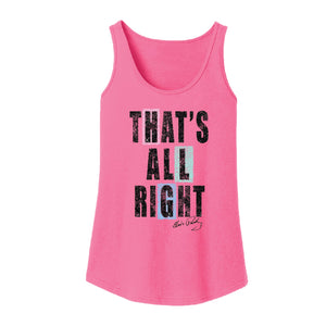 Elvis Presley That's All Right Women's Tank