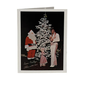 Elvis and The Colonel 1970's Christmas Card