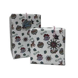 Elvis Ornament Gift Wrap Set