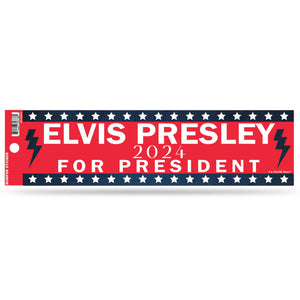 2024 Elvis For President Logo Bumper Sticker