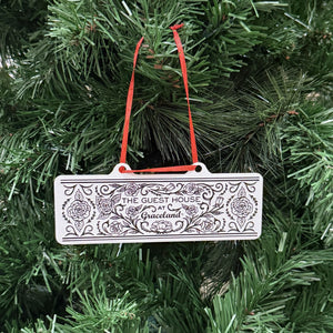 The Guest House At Graceland Scroll Ornament