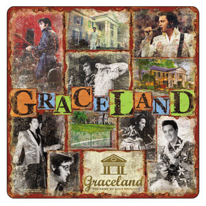 Graceland Elvis Rustic Trivet