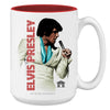 Elvis Presley White Suit Coffee Mug