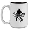 Graceland Elvis Silhouette Two Tone Mug