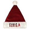 Elvis 68 Special Silhouette Red Santa Hat