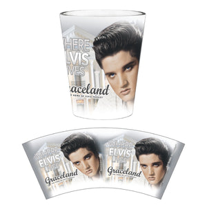 Where Elvis Lives Shot Glass