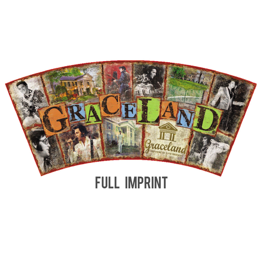 Elvis Presley Collage Shot Glass - Colorful Tribute Glass (2-3 Oz Capacity)