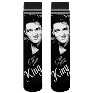Elvis The King Crew Sock