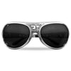 Elvis Presley TCB Silver Sunglasses front