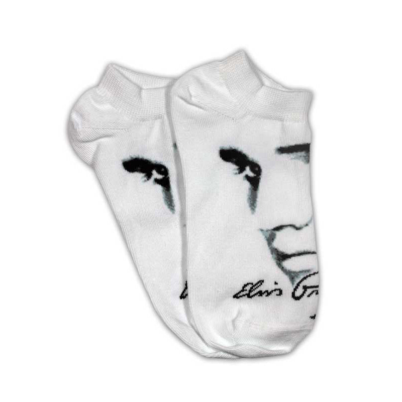 Elvis Presley Profile with Signature Socks Graceland Official Store