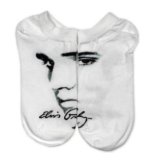 Elvis Presley Profile with Signature Socks
