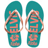 Aloha Elvis Slim Strap Flip Flops
