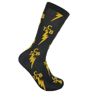 Repeat TCB Black and Gold Sock