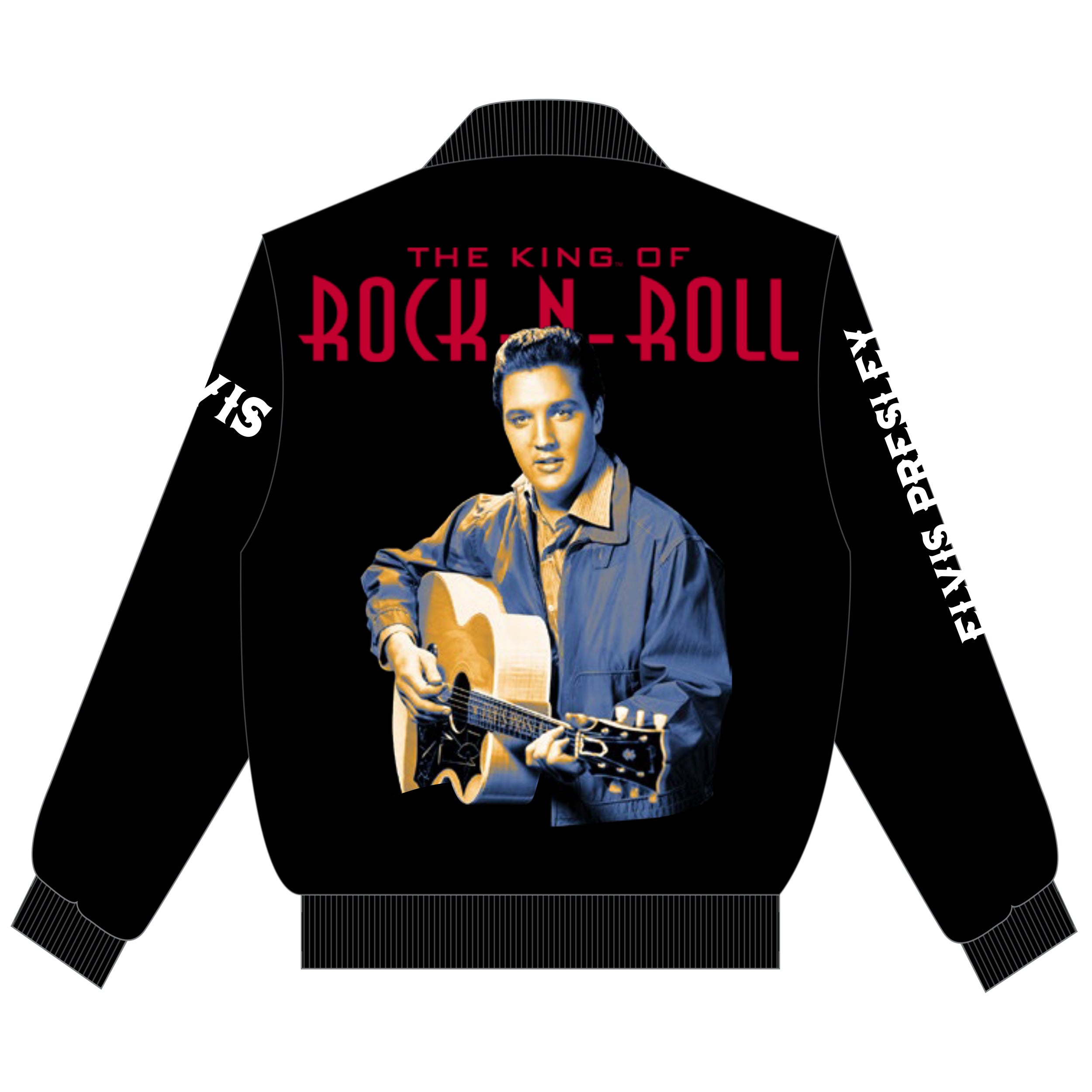 MUSICUS! King of Rock'n'Roll 返礼品 Elvis Presley The King of Rock N Roll Guitar Reversible