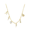 Lowell Hays Gold Plated Charm Necklace