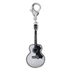 Silver Plated Guitar Charm