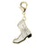 Gold Plated Elvis Presley Boot Charm