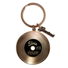 Elvis Black Leather Multi Dangle Carabiner Key Ring - Graceland Official  Store