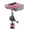 Pink Classic Car Multi Charm Dangle Magnet