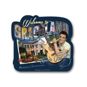 Welcome To Graceland Postcard Inspired Magnet