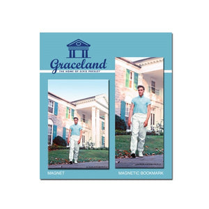 Graceland Elvis Walking Magnet and Bookmark Set