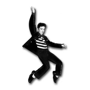 Elvis Jailhouse Rock Chunky Wood Magnet