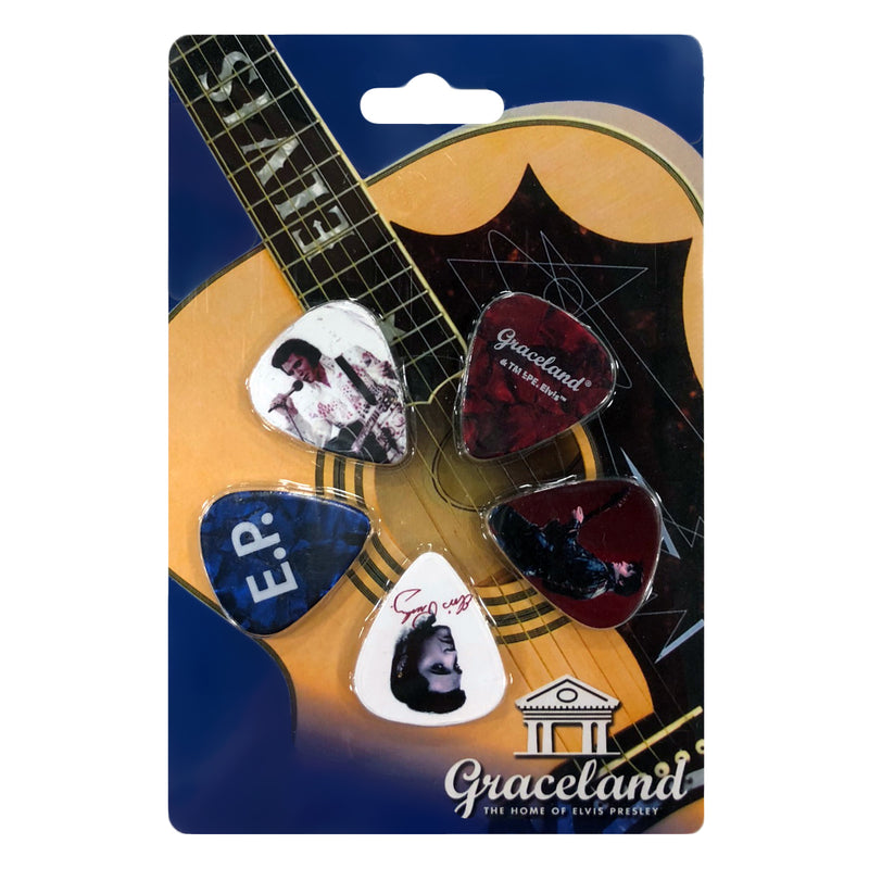 Elvis Presley Set of 5 Guitar Picks - Graceland Official Store