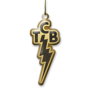 TCB Wood Foil Ornament