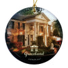 Graceland Round Glass Ornament