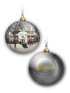 Graceland at Christmas Silver Round Ornament