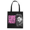Elvis Presley Pink Looking Down Tote Bag