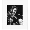 Elvis 68 Special Comeback Black Leather Matted Photo
