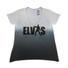 Elvis Ombre Trapeze Women's V-Neck T-Shirt