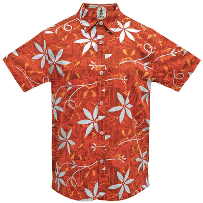 Authentic Elvis Red Hawaiian Woven Shirt - Graceland Official Store