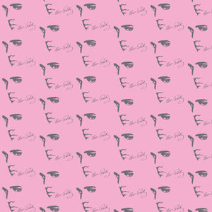 Elvis Profile Signature Wrapping Paper