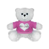 Heart Elvis Presley White Bear with Pink T-Shirt front