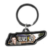 Elvis 45 Graceland Tennessee Shaped Key Ring